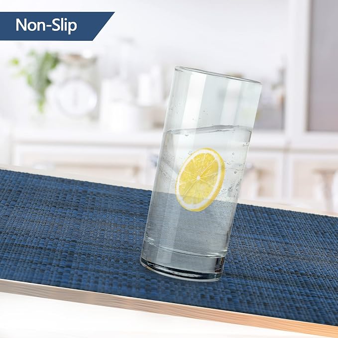 SLKQG Navy Blue Placemats Set of 8 - Image 6