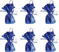 Beistle Blue Metallic Wrapped Balloon Weights, Centerpieces and Table Décor by Beistle