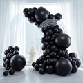 RUBFAC Balloon Arch Kit Black Balloons Different Sizes 129pcs by RUBFAC