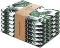 Urban Villa Cloth Napkins Tropical Print 100% Cotton Absorbent Dinner Napkins (Set of 6) Oversized 20x20 Inches Soft Durable Reusable Washable Ideal for Everyday Use Wedding Parties Premium Quality