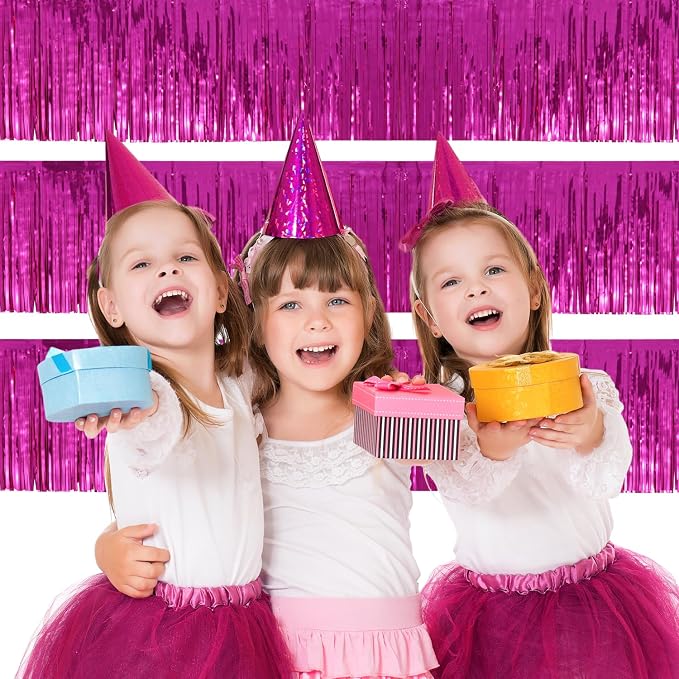 Hot Pink Party Decorations 48FT - Image 3