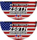 2PCS USA Anniversary 250th Flag, 1.5X3 FT Anniversary Fan Flags, Yard Signs by Unknown