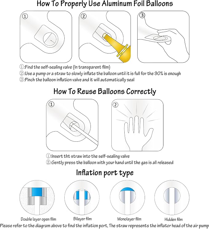 40 In Cream white Number Balloons Helium Foil Mylar Balloon Digital 30 | - Image 3