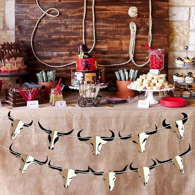 Hooqict Western Cowboy Rodeo Party Banner Western Birthday Party Decorations - Image 4