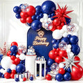 Red White and Blue Balloon Arch Kit, Party Decor | Red White Blue Balloons by Kalyerparty