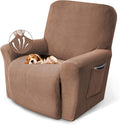 Recliner Chair Covers, 1-Piece Lazy Boy Recliner Covers, Camel | Washable by KEKUOU