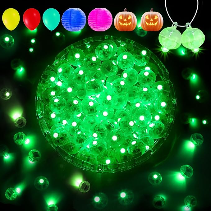 Aogist 200Pcs Green Balloon Lights by Aogist