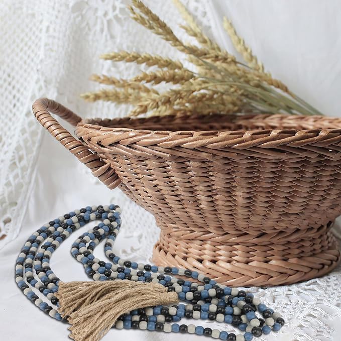 CVHOMEDECO. 16 Feet Wood Beads Garland - Image 4