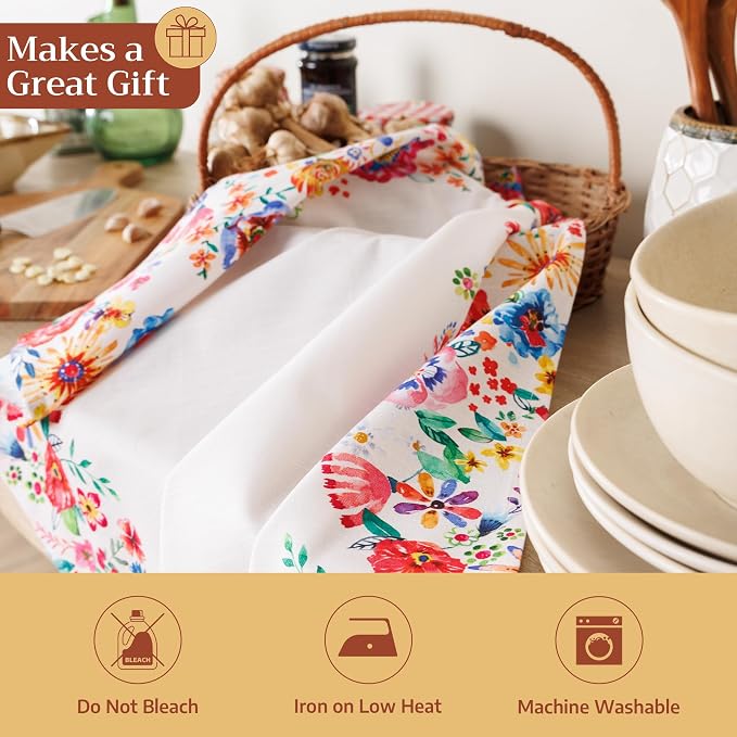 Maison d' Hermine Placemats Set of 4 Reusable 100% Cotton | Cloth Place Mats - Image 5