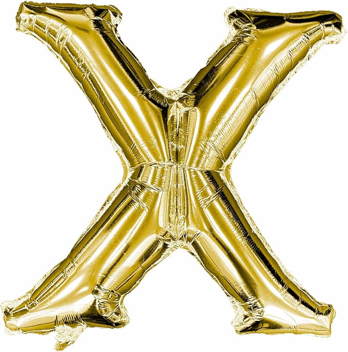 Chi - Greek Letter Balloon - Large 30" x 30" Gold Foil Balloon by SororityShop