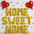 TONIFUL 16 Inch Gold HOME SWEET HOME Letter Balloon Decor by TONIFUL