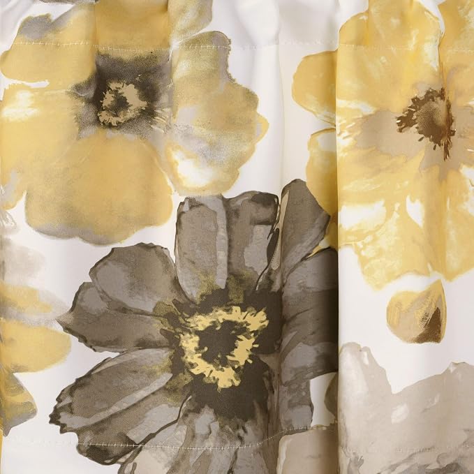 Lush Decor Leah Room Darkening Window Curtain Valance, 18 inch x 52 inch - Image 3