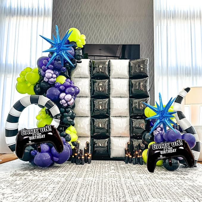Jobkoo Video Game Balloon Arch Garland Kit - Image 6