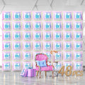 NISOCY 48PCS Iridescent Square Foil Balloons Wall Backdrop | Holographic by NISOCY