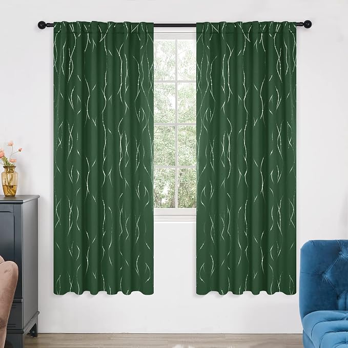 Deconovo Blackout Back Tab Curtains - Image 2