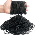Rubber Bands for Balloon Arches 300pcs Black 4.8inch Large Elastic Bands | by HAIDIBAO
