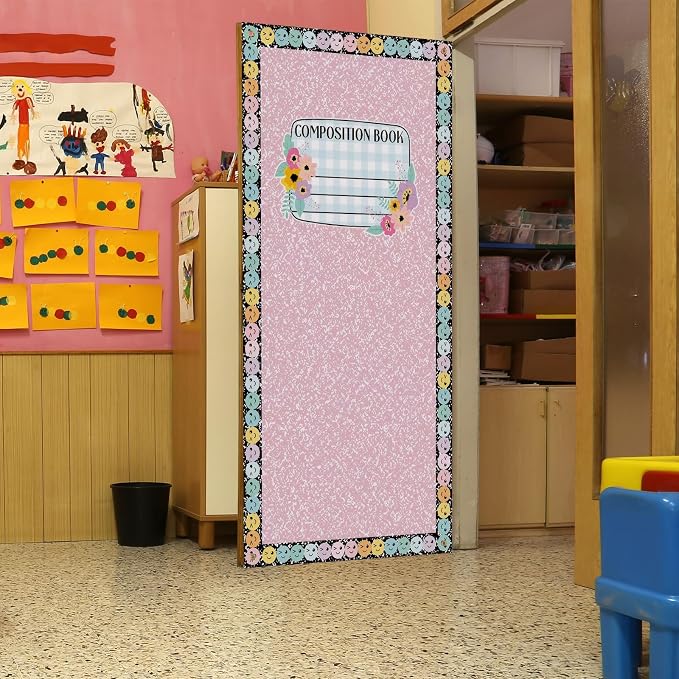 HunnmingRe Composition Notebook Banner Door Decor Back to School Party Supplies - Image 5