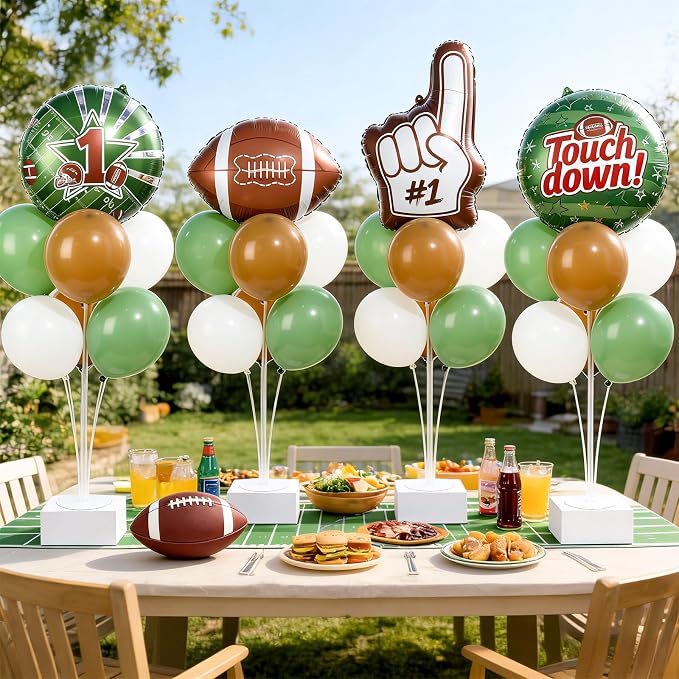 4 Sets Football Party Balloons Stand Kit - Image 4