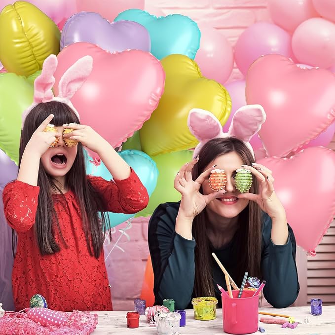 Biapian Pastel Heart Balloons - Image 6