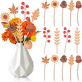 TICIAGA Autumn Leaves Wooden Picks by TICIAGA