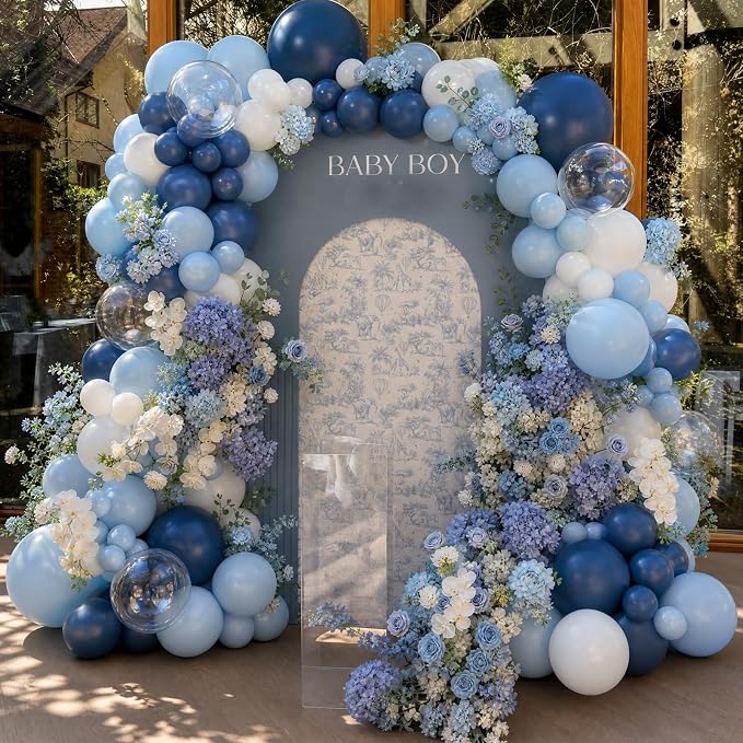 Blue Balloon Arch Kit for Birthday Baby Shower Decorations, Bridal Shower Party - Image 6