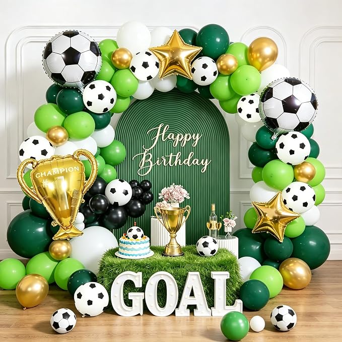 Soccer Balloon Garland Arch Kit - Image 6