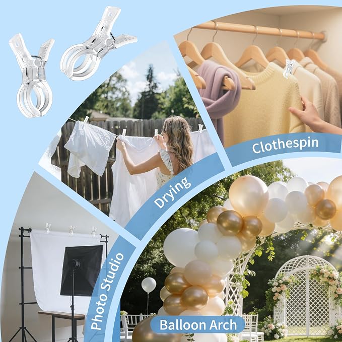 PUGPIU 36 Pack Balloon Arch Clips - Image 5