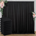 40 ft x 10 ft Wrinkle Free Black Backdrop Curtain by Outpain