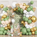 Sage Green Balloon Arch Kit 97Pcs Avocado Green Gold Balloons Garland Kit by Domgoge