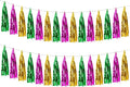 2 Pack Purple Gold Green Metallic Tassel Garland by Unknown