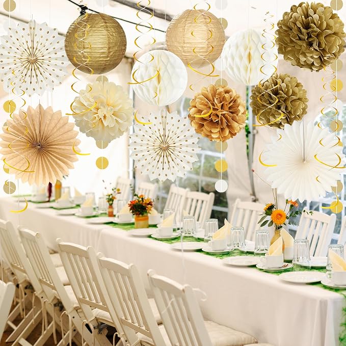 Roetyce Gold Retirement Party Decorations, Glitter Happy Retirement Banner | - Image 9