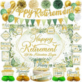 KOTLMIGHT Green Retirement Party Decorations Decor by KOTLMIGHT