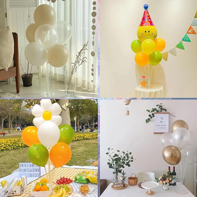 Jiesky 7 Sets 28 Inch Balloon Stand Kits, Balloon Sticks - Image 6