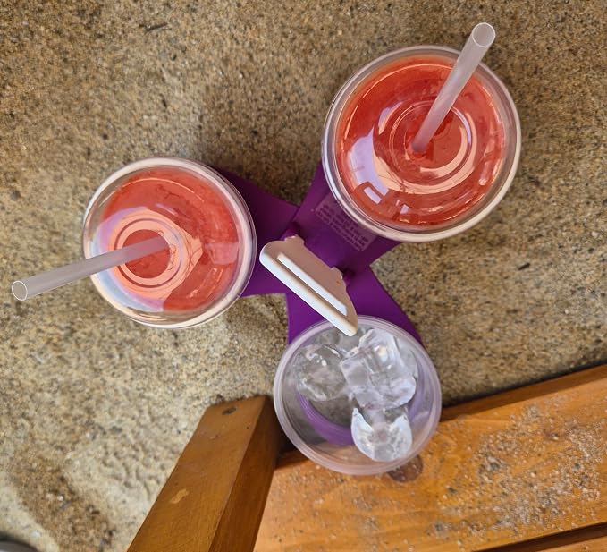 Fold Away Cup Carrier/Caddy Take-Out Coffee Soft Drink Pint Beer Beverage Holder - Image 3