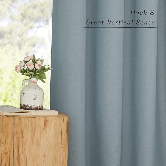 NICETOWN Linen 78 inch Curtains - Image 5