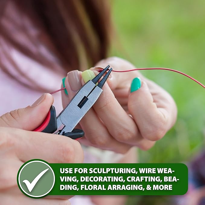 Mandala Crafts 12 Gauge Anodized Aluminum Craft Wire for Jewelry Making - 60 FT Colored Flexible Vivid Sky Blue Wire - Bendable for Bonsai Armature Crafting Sculpting