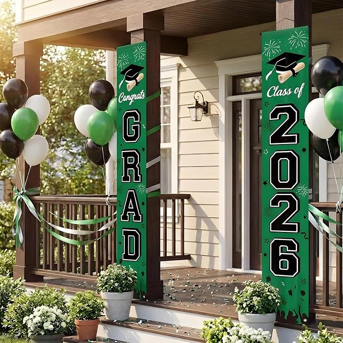 Graduation Decorations 2026 Porch Banner, Congrats Grad Class of 2026 Banner - Image 7