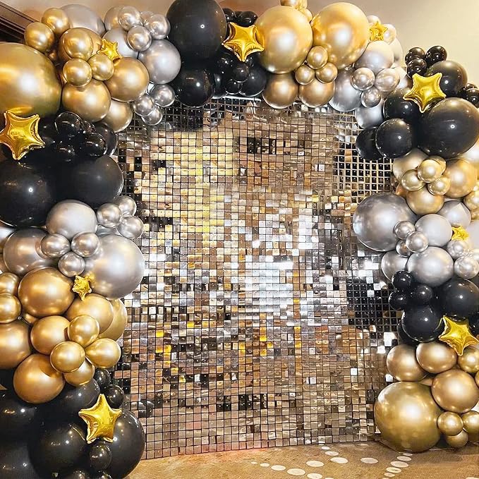 FOTIOMRG 120pcs 5 inch Metallic Gold Balloons | Birthday, Graduation, Baby - Image 5