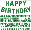 TaoBary 112 Pcs DIY Letter Kit Glitter Customizable Banner Letters Include 107 by TaoBary