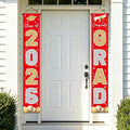 Graduation Decorations 2026, Class of 2026 Banner Congrats Grad | Red Porch Sign by CAKKVDE