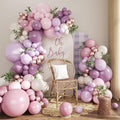 Dusty Purple Balloon Arch Kit for Baby Shower Bridal Shower Decorations | by CROSSFINGERS