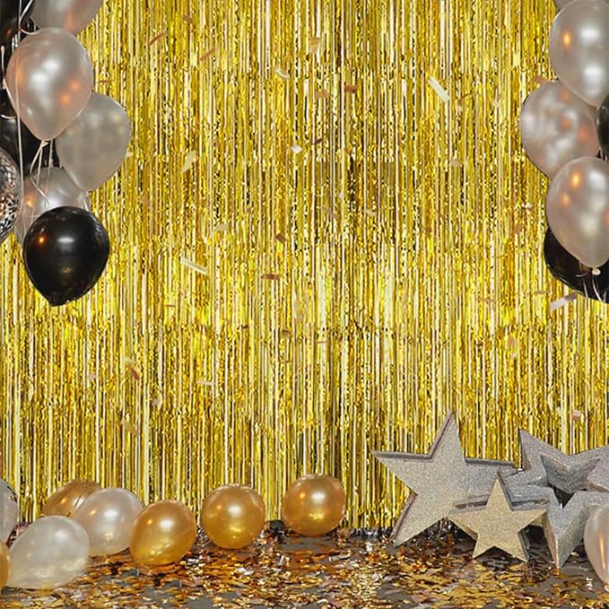 DECOCKRAT 3 Pack Foil Fringe Backdrop - Image 6