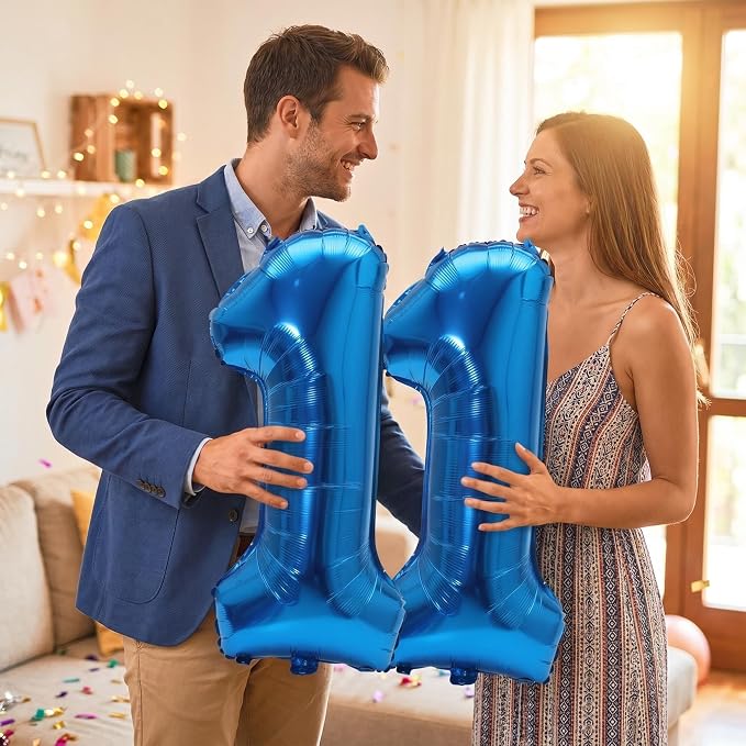 Number 11 Balloon Foil Mylar Balloons - Image 3