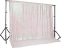 PartyDelight Iridescent White Sequin Backdrop 20x10ft Shimmer Photo Curtain | 4 by PartyDelight