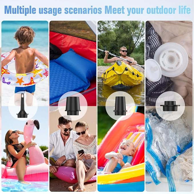 Electric Balloon Pump, Portable USB Rechargeable Air Pump - Image 7