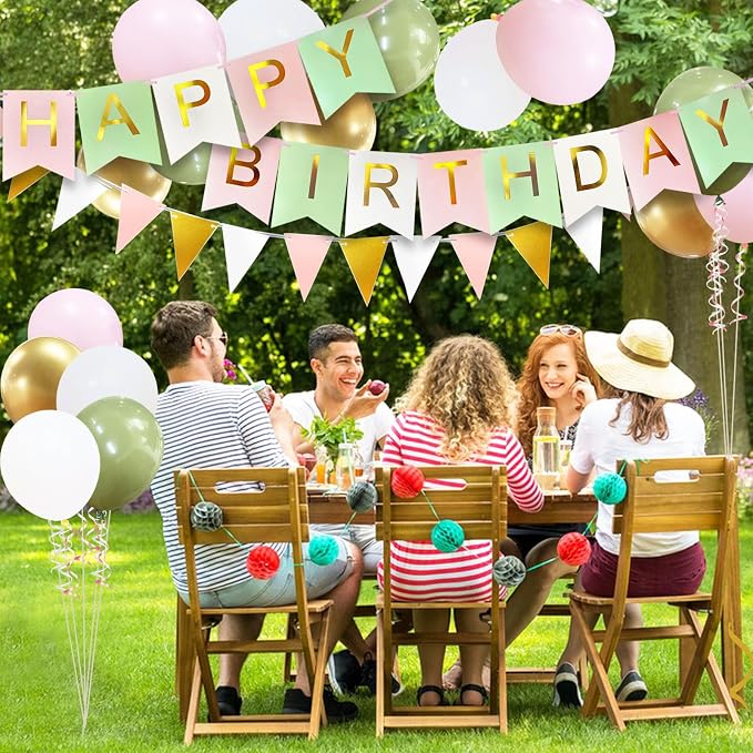 Happy Birthday Banner, Happy Birthday Decorations - Image 5