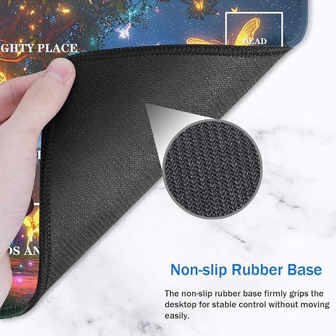 for TCG Playmat with Zones, Non-Slip Rubber Bottom Trading Card Game Mat with - Image 4