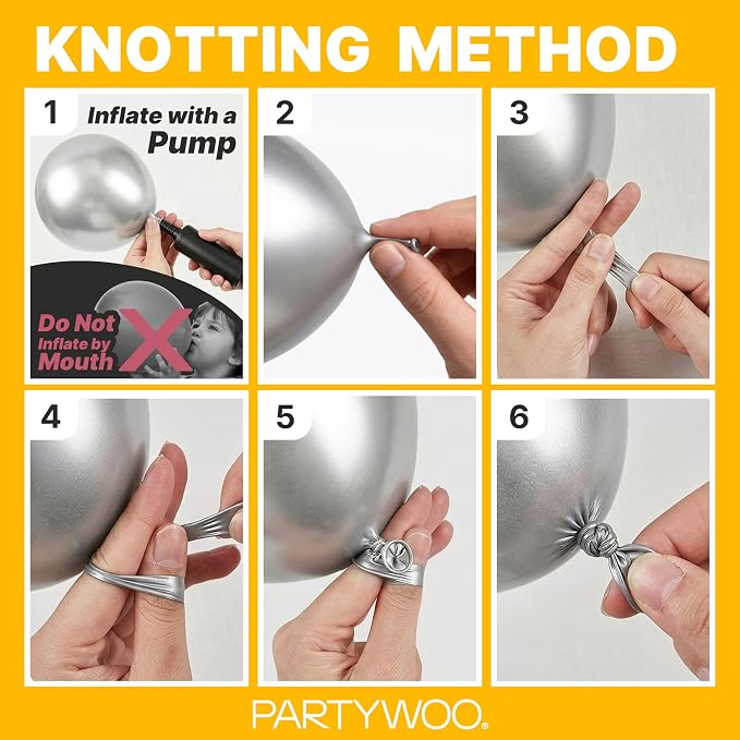 PartyWoo Yellow Mustard Yellow Balloons 155pcs Different Sizes | 18 12 10 5 - Image 7