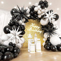 Black and White Balloons Garland Arch Kit by Unknown