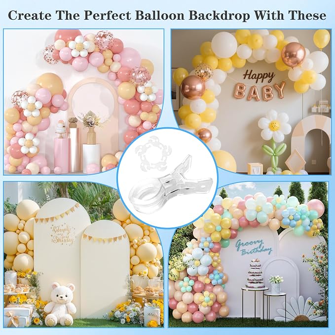 PUGPIU 158 Pcs Balloon Arch Clips Set - Image 6